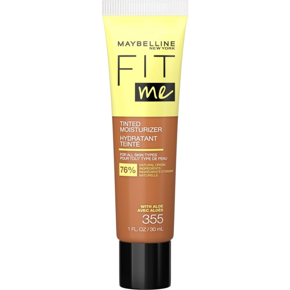 5 x Maybelline Fit Me Tinted Moisturizer, Natural Coverage, 355